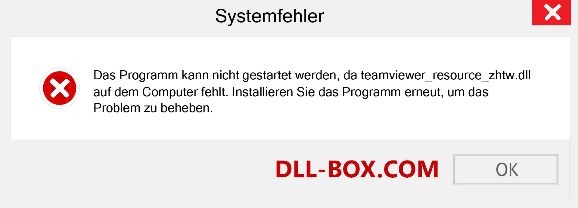 teamviewer_resource_zhtw.dll-Datei fehlt?. Download für Windows 7, 8, 10 - Fix teamviewer_resource_zhtw dll Missing Error unter Windows, Fotos, Bildern